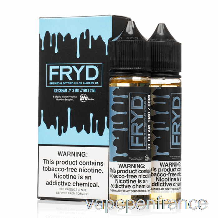 Crème Glacée - E-liquide Frit - 120 Ml 0 Mg Stylo Vape